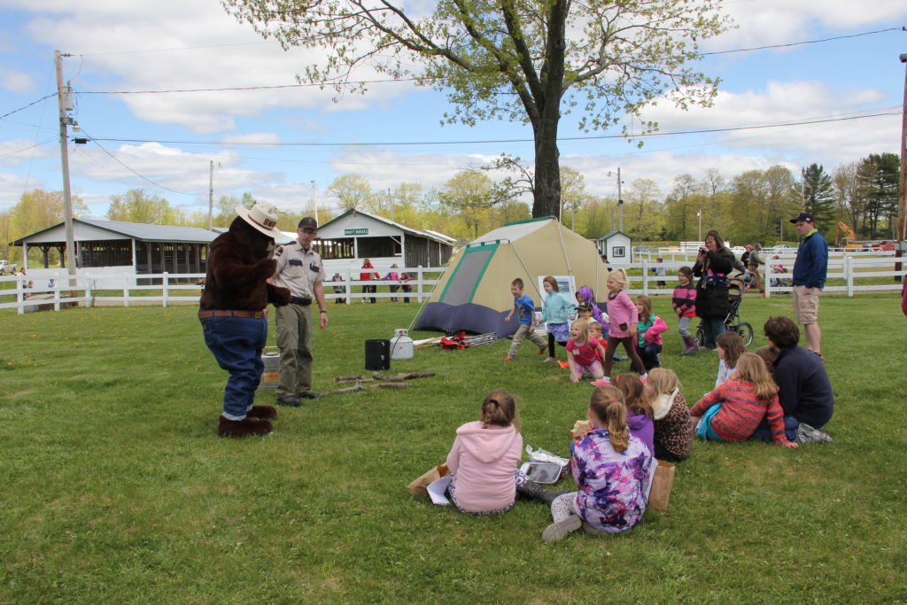 MDACF staff with Smokey the Bear