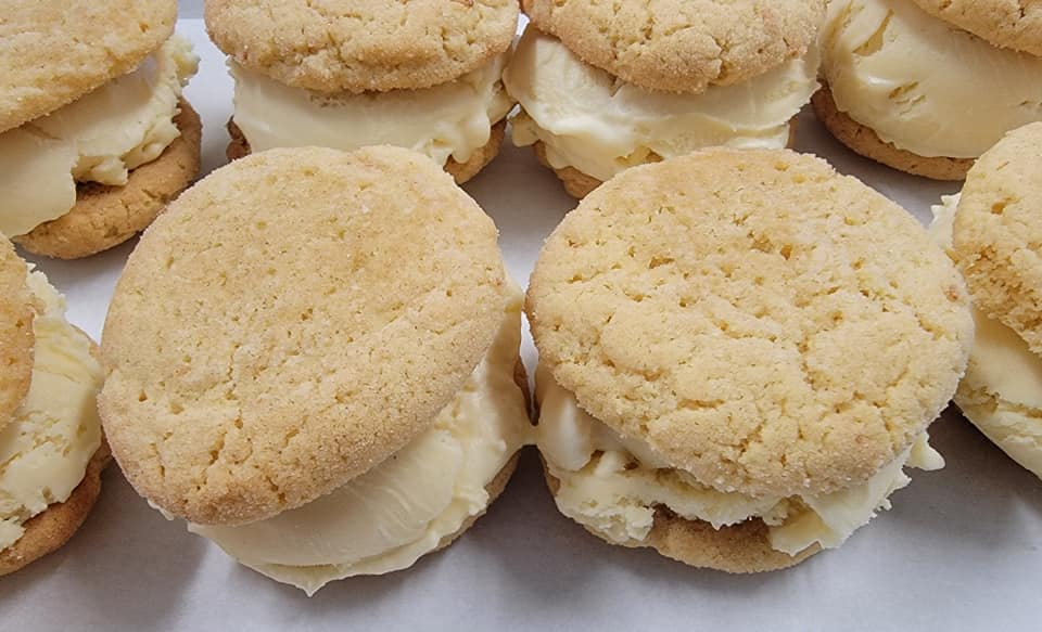 Ice cream sandwiches from Canty Cow